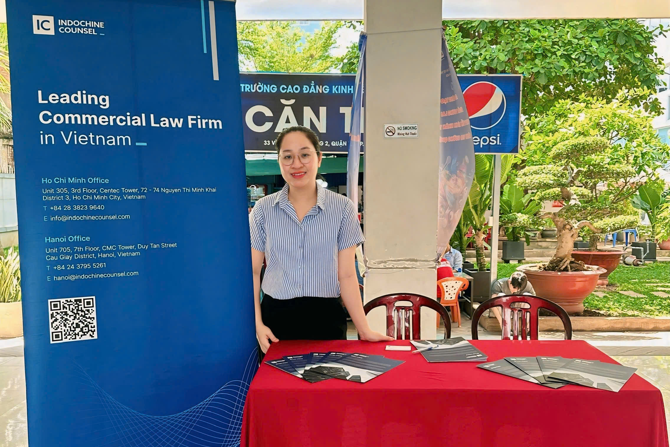Ms. Vu Hoang Ha Thu at the seminar